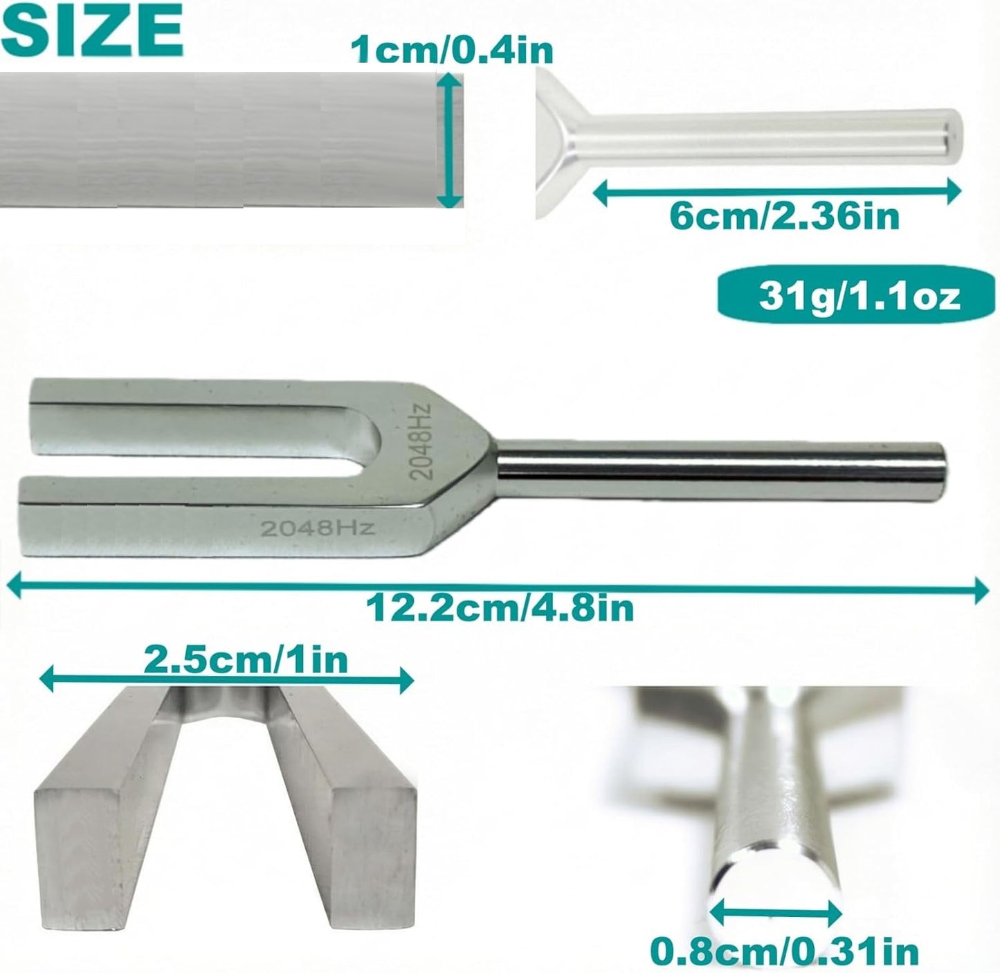 A photograph of a TUNING FORK.