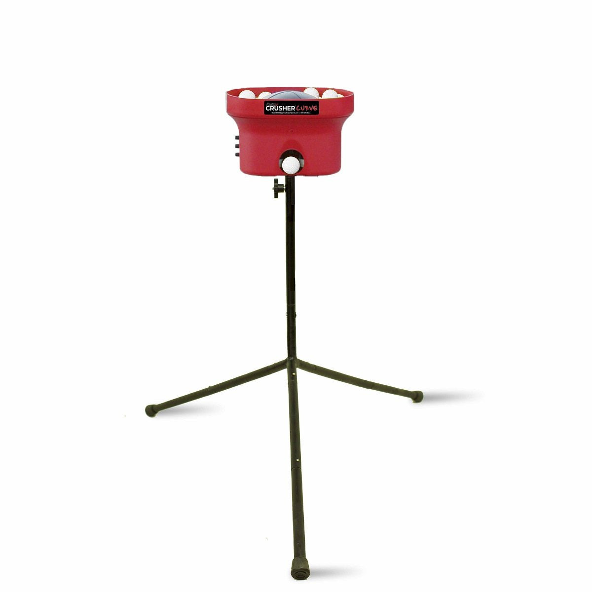 Heater Crusher Curve Mini Lite-Ball Pitching Machine - Throws