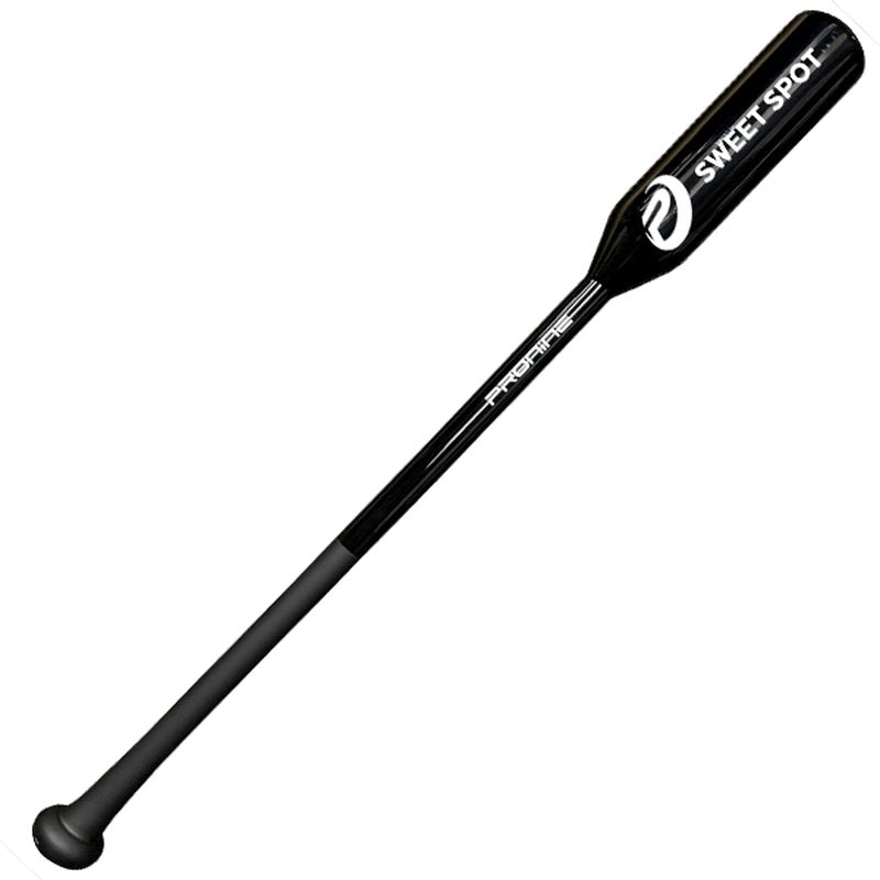 A black ProNine Sweet Spot training bat