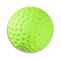 Sting-Free Softballs with Realistic Seams, or Dimpled Style