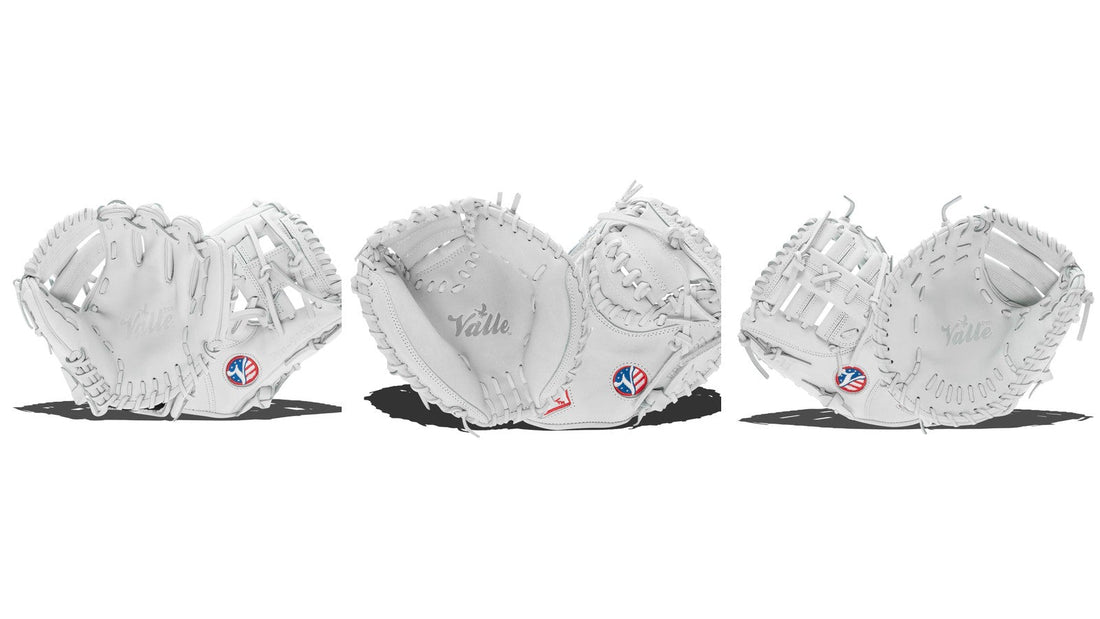 Valle Eagle training gloves: a Pro Series infield trainer, catchers training mitt and first base training mitt