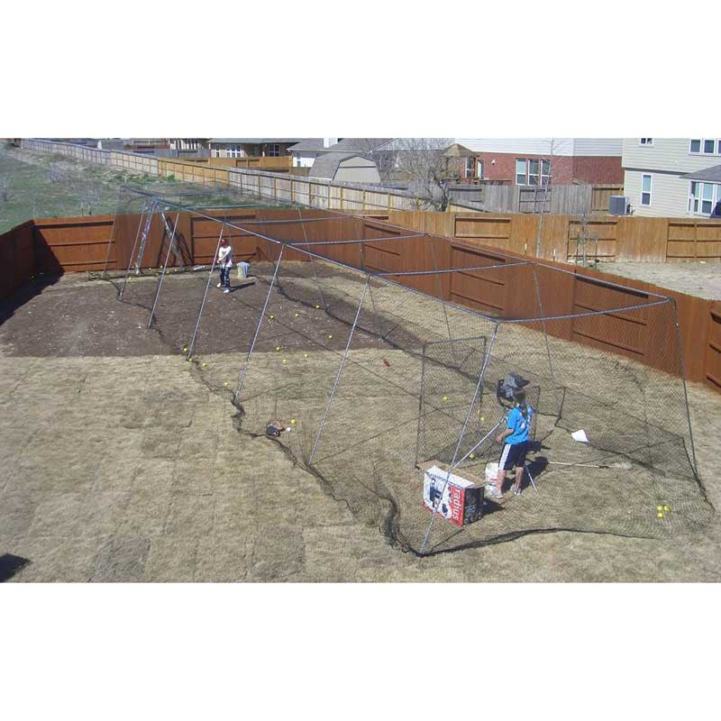 Batting Cage Net Outside with L-Screen