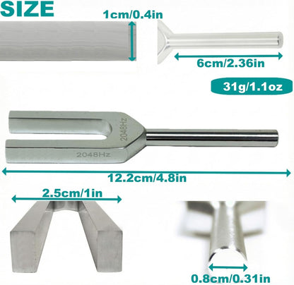 A photograph of a TUNING FORK.