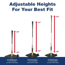 An infographic titled Adjustable Heights For Your Best Fit, comparing the three upright ranges side by side.