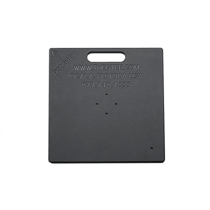 The underside of the G Tee Classic Base base, engraved with the G Tee contact details.