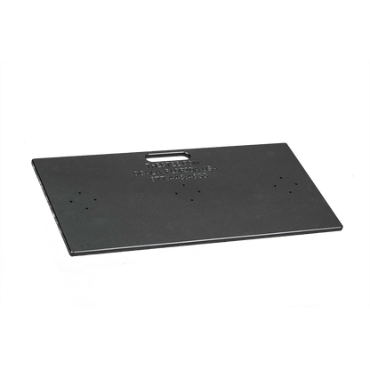 The G Tee 3 Classic base seen from a low angle on a black background.