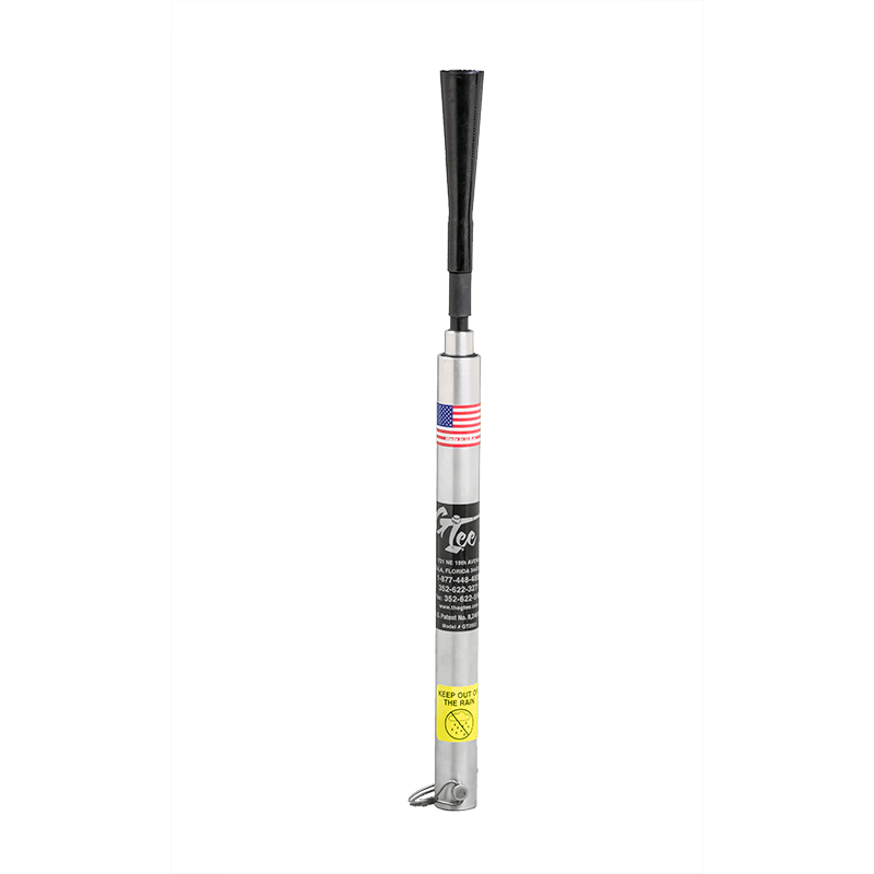 The G Tee Uprights photographed on a black background.