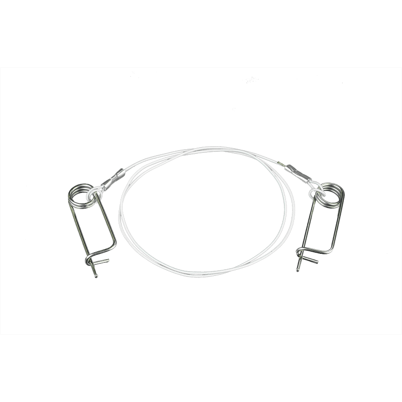 A pitching string laid in a circle on a black background.