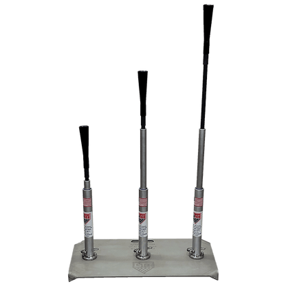 The G Tee 3 Pro Batting Tee photographed on a black background.