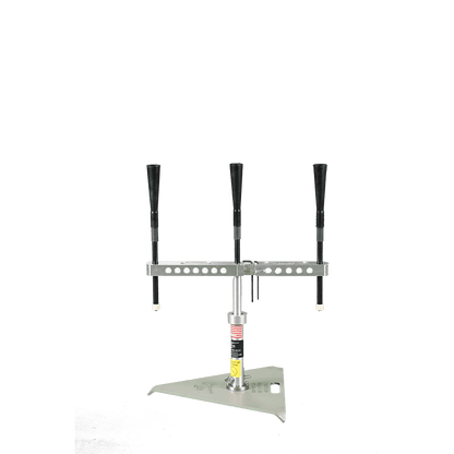 The G Tee 3N1 Pro Batting Tee photographed on a black background.