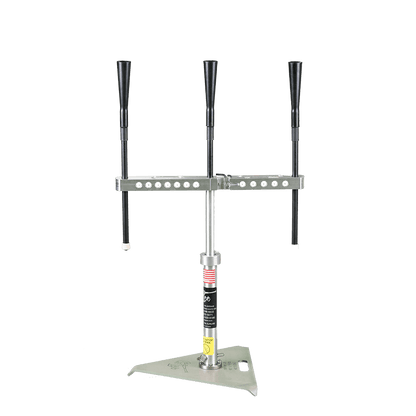 The G Tee 3N1 Pro Batting Tee photographed on a black background.