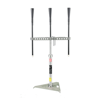 The G Tee 3N1 Pro Batting Tee photographed on a black background.