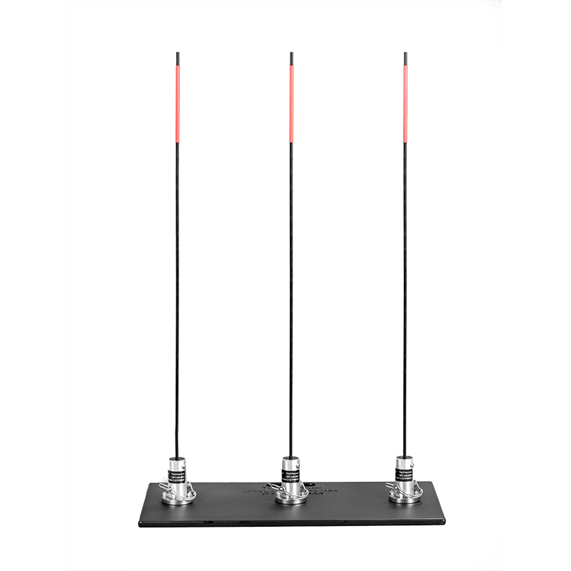 The G Tee Pitch Break Rod photographed on a black background.