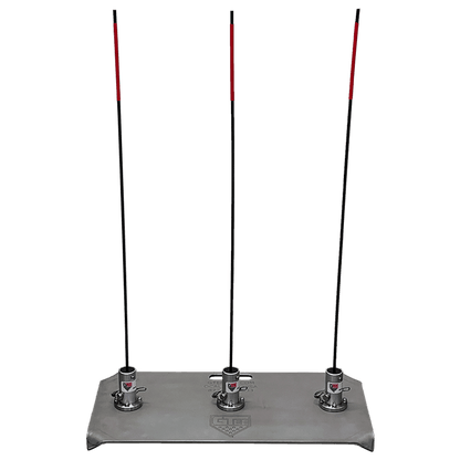 The G Tee Pitch Break Rod photographed on a black background.