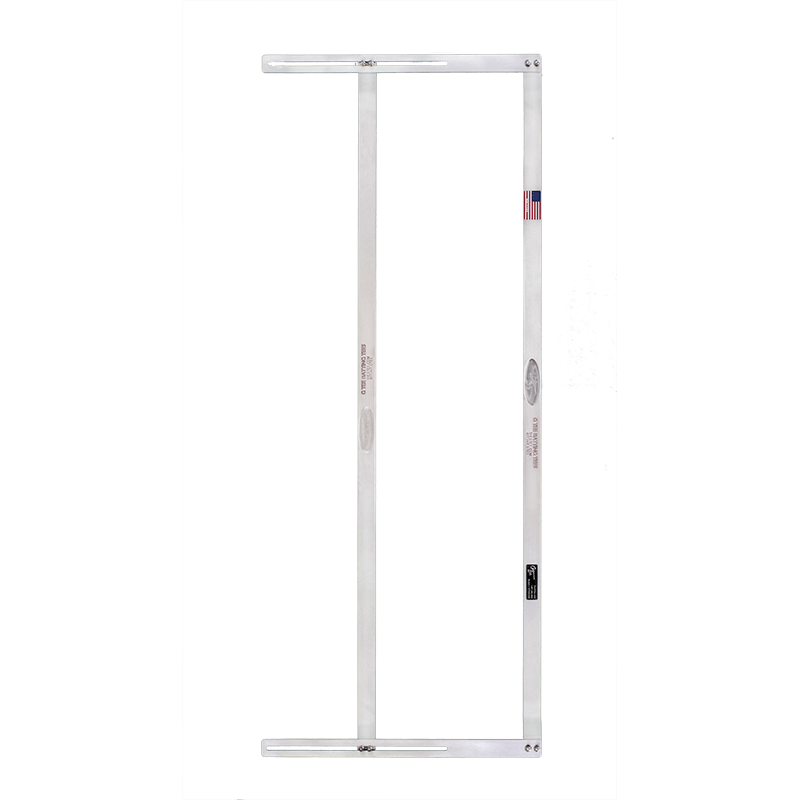 The G Tee Stride Box, a narrow rectangular frame, standing on a black background.