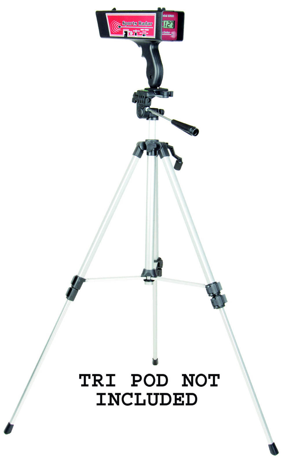 A SR3600 mounted on a tripod, aimed to the side.