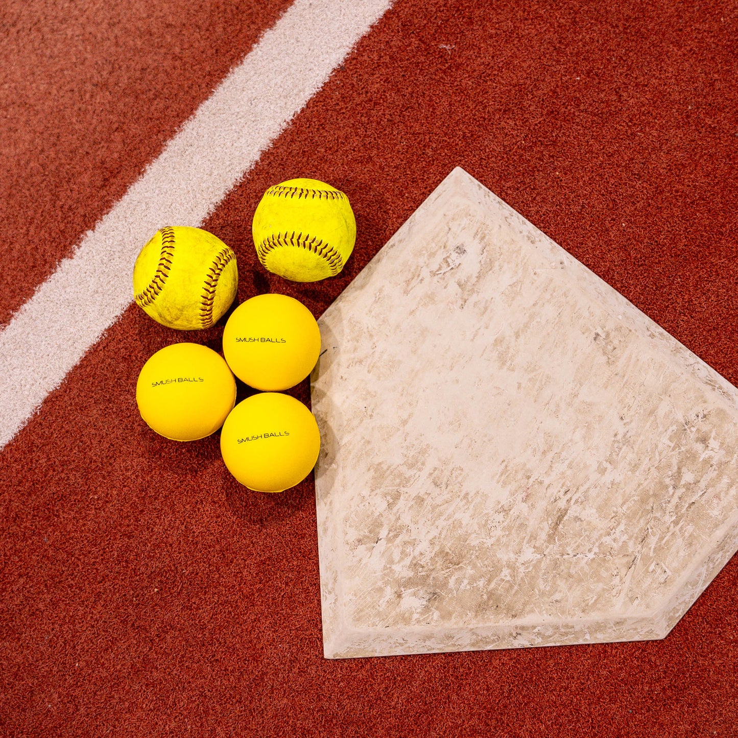 Softball Smushballs - Softball Size Batting Practice Training Balls