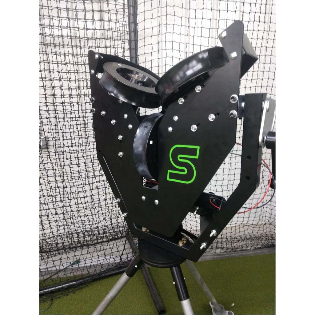 Basic Mini 3 Wheel Pitching Machine by Spinball