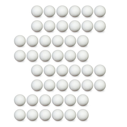 Four dozen white JUGS Sting-Free realistic-seam baseballs, photographed on a white background.