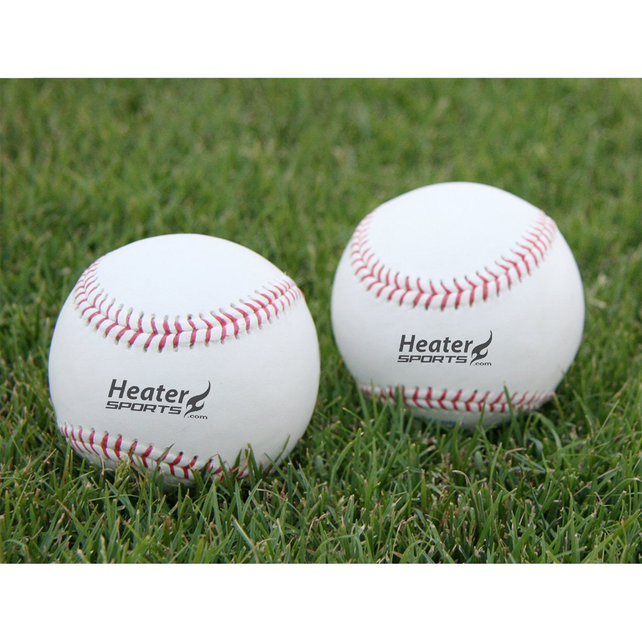 Bullseye Top Grain Leather Kevlar Seamed Pitching Machine Baseballs