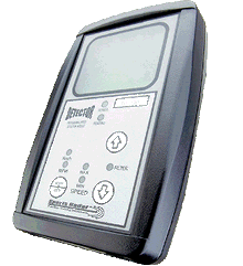 A DT100 radar unit photographed straight on against a plain background.