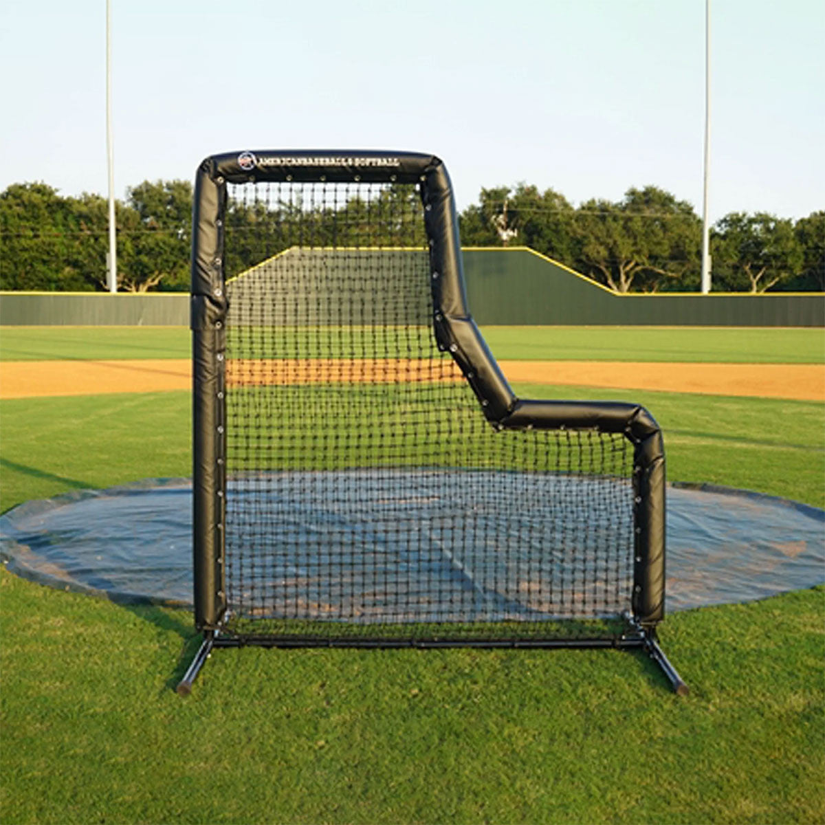 Elite Pro 6.5x7 Baseball L Screen for Pitching by Muhl