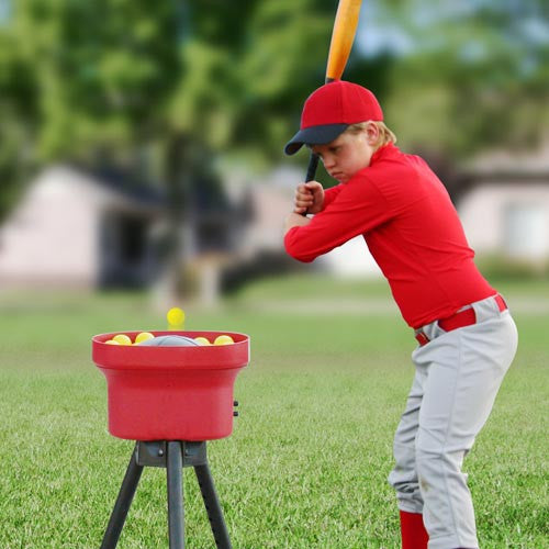 Heater Crusher Curve Mini Lite-Ball Pitching Machine - Throws