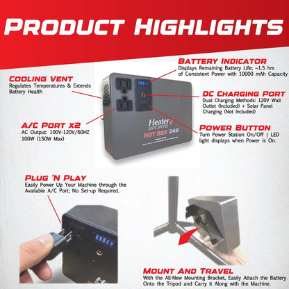Hot Box 240 Portable Power Station