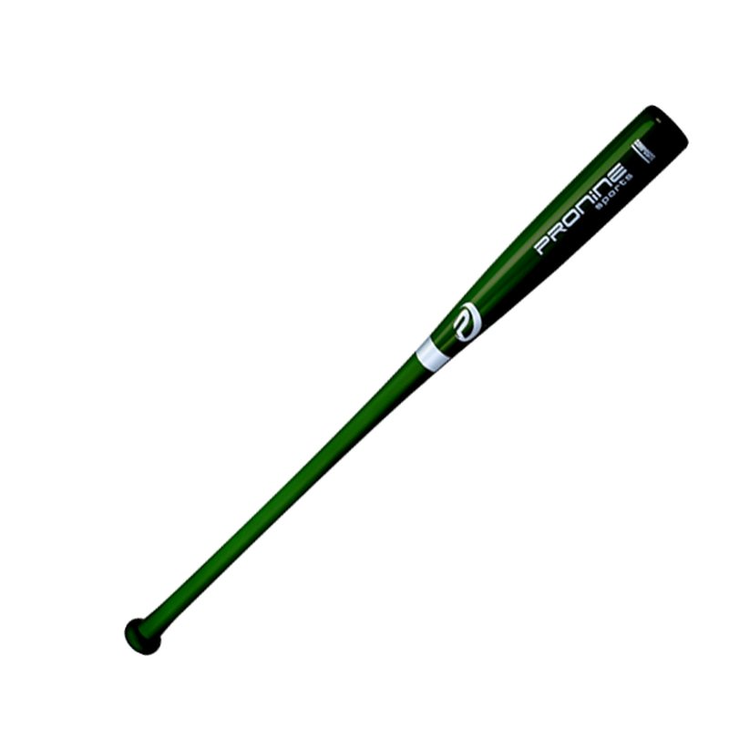 A hunter green ProNine composite fungo bat