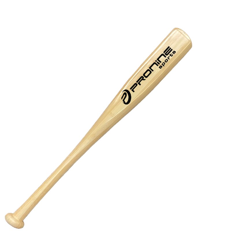 A natural bamboo ProNine flat training bat