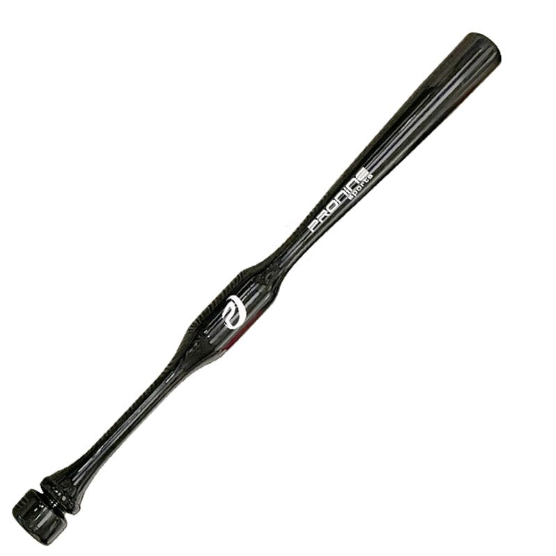 A ProNine Ideal Path training bat with added weight above the hands