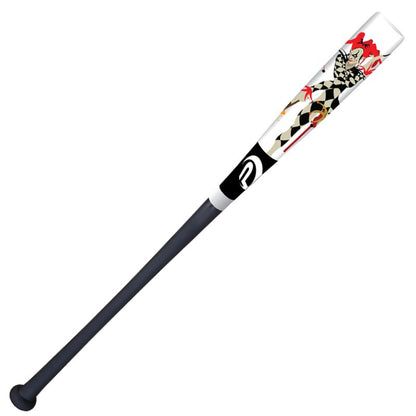 A ProNine composite fungo bat in the Joker design