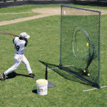 JUGS SEVEN FOOTER SQ. SCREEN W/ SOCK NET-Quick Snap Frame