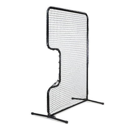 Side view of the JUGS Standard C-Shaped Softball Screen, photographed on a white background.