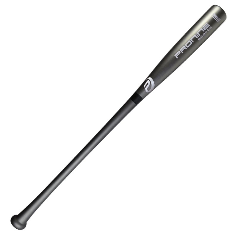 A maroon ProNine composite fungo bat