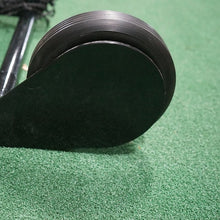 Wheel kit attached to the base of a Varsity screen frame