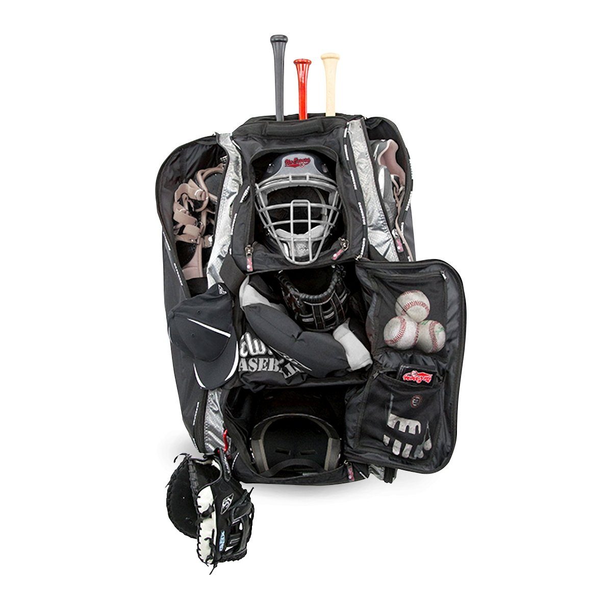 No Errors NO E2 Catcher's Bag with Wheels