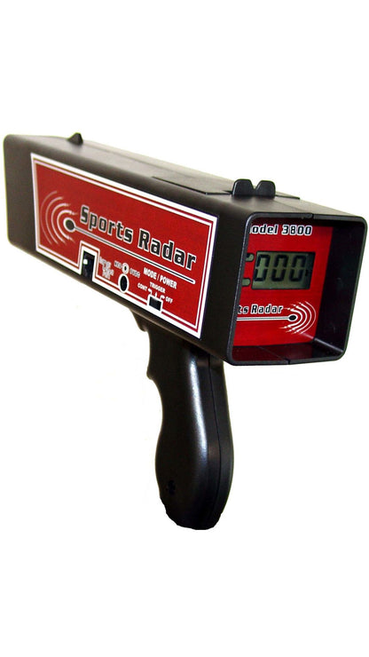 Close view of the controls and display window on a SR3800.