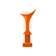The orange Baseball and Softball Tee Topper on a white background.