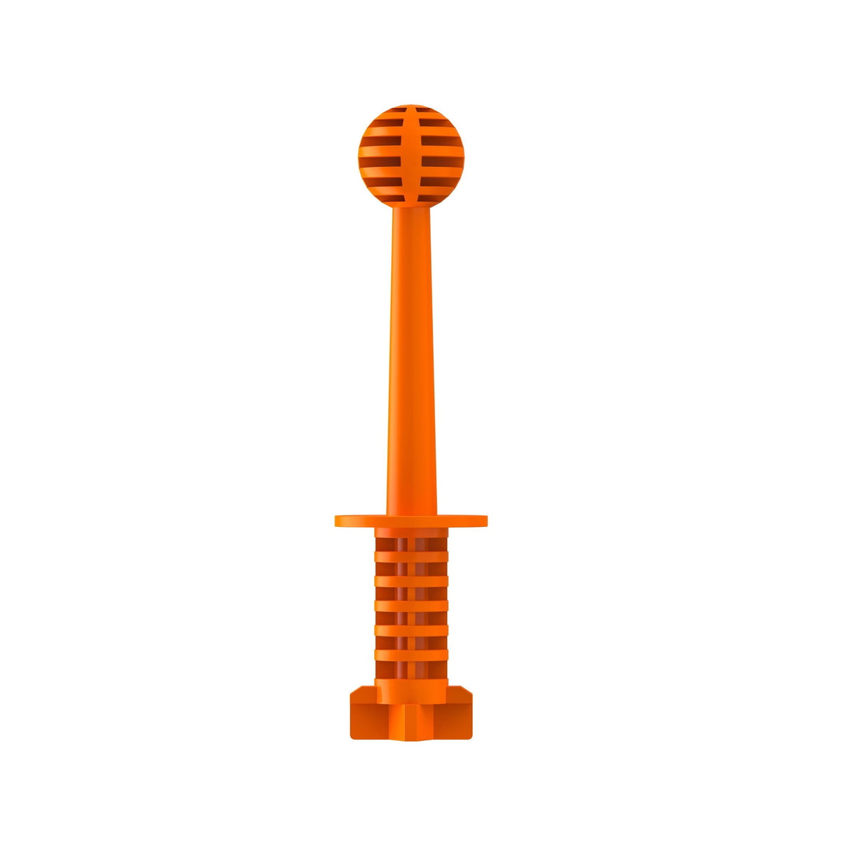 The orange Dry Swing Tee Topper on a white background.