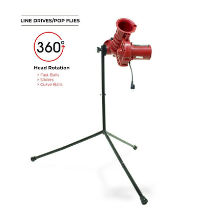 Power Alley 360 Lite Baseball Pitching & Fielding Machine