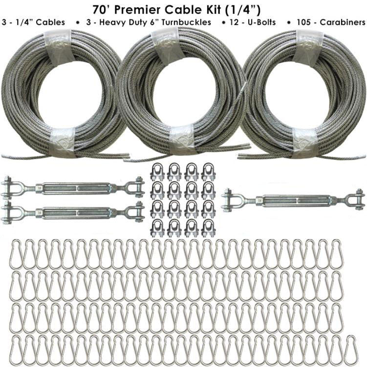 Premier Batting Cage Cable Kits