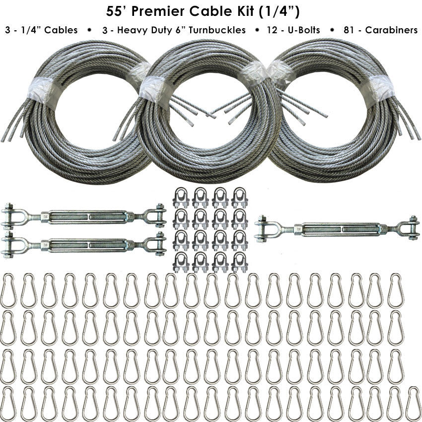 Premier Batting Cage Cable Kits