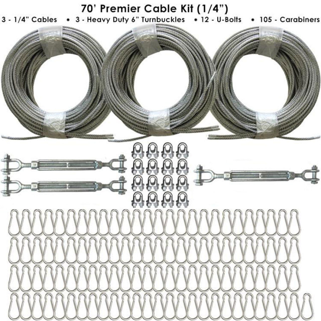 Premier Batting Cage Cable Kits