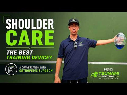 Three shoulder exercises with the H2O Tsunami Football