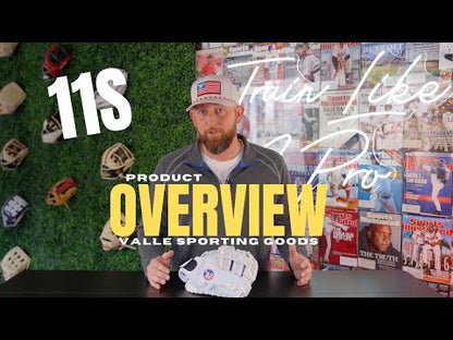 Valle's product review video for the Eagle 11S first base training mitt