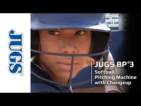 JUGS BP3 Softball Pitching Machine with Changeup video