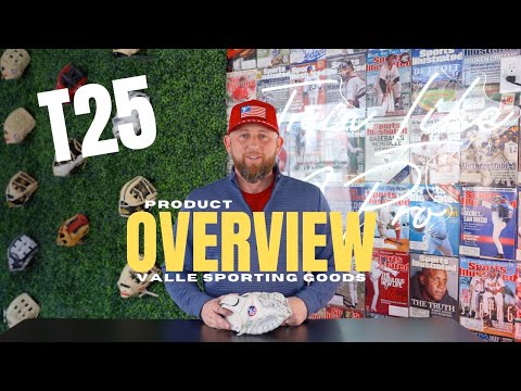Valle's product overview video for the Eagle T25 catcher's training mitt