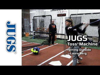 JUGS Toss Package with Toss Machine and Travel Screen drill video