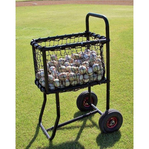 Pro Baseball Ball Cart Full